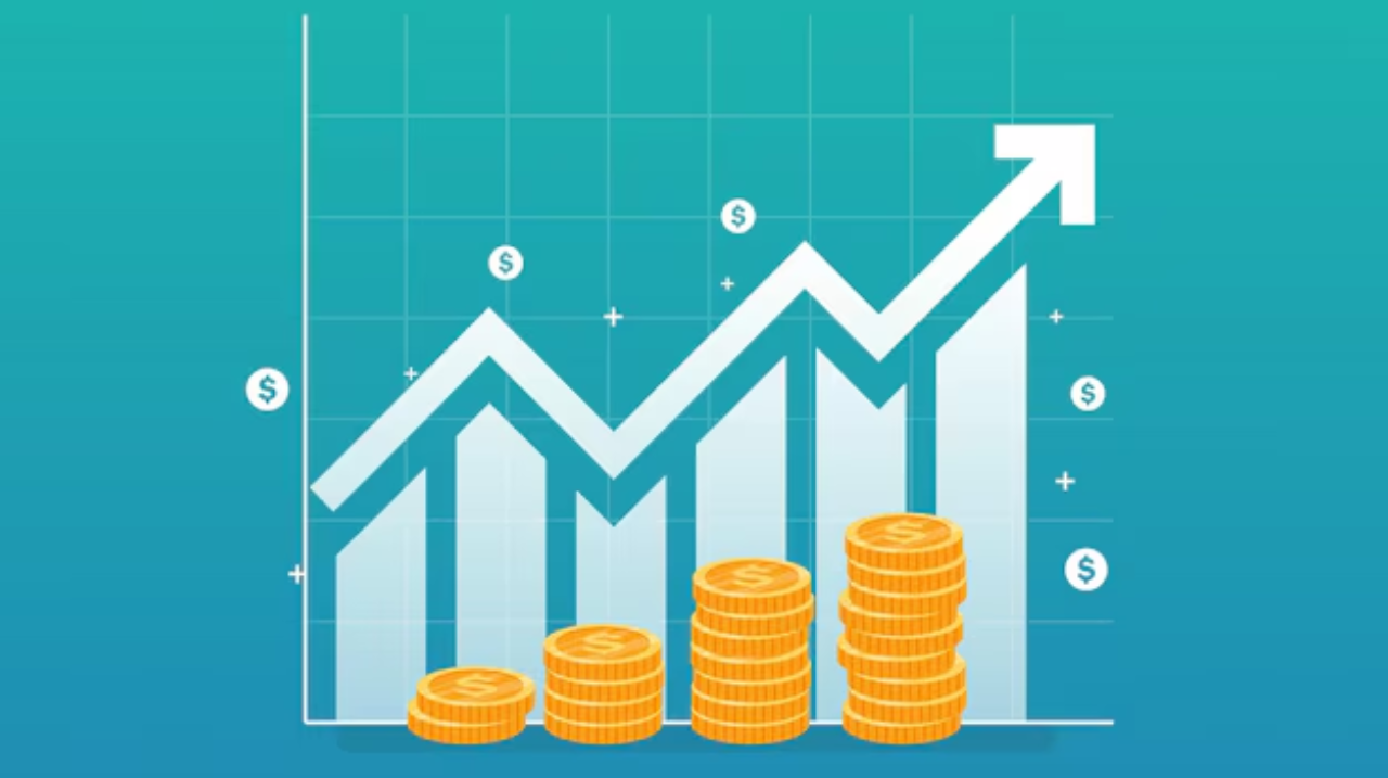 graph of money growing